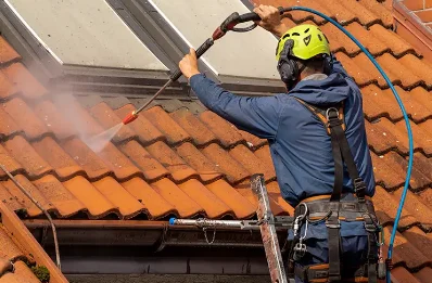 Démoussage et hydrofuge de toiture à Saint-Laurent-la-Vallée